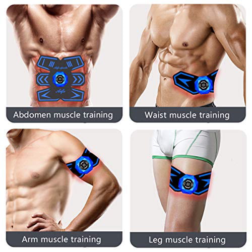 Portable Abs Stimulator Abdominal Muscle Trainer AB Toner Belt for Women Men Fit 